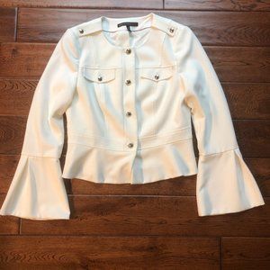 White House Black Market, Cream blazer, Size 8, Never Worn